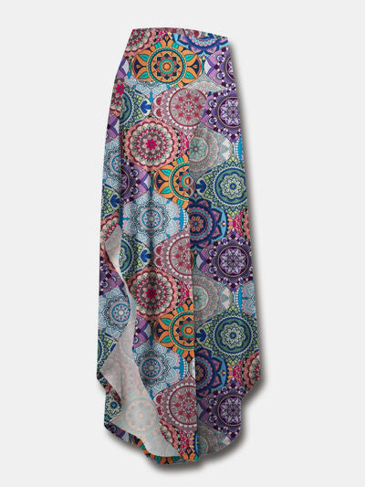 FAM-FAM Printed Wide Leg Pants - Pahabu - Women's Clothing & Shop