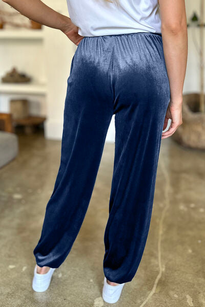 FAM-FAM Pocketed Elastic Waist Joggers - Pahabu - Women's Clothing & Shop
