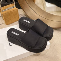 Open Front Platform Sandals - Pahabu - Women's Clothing & Shop