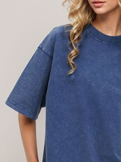 Basic Bae Round Neck Half Sleeve T-Shirt - Pahabu - Women's Clothing & Shop