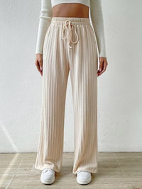 Honey Drawstring Wide Leg Pants - Pahabu - Women's Clothing & Shop