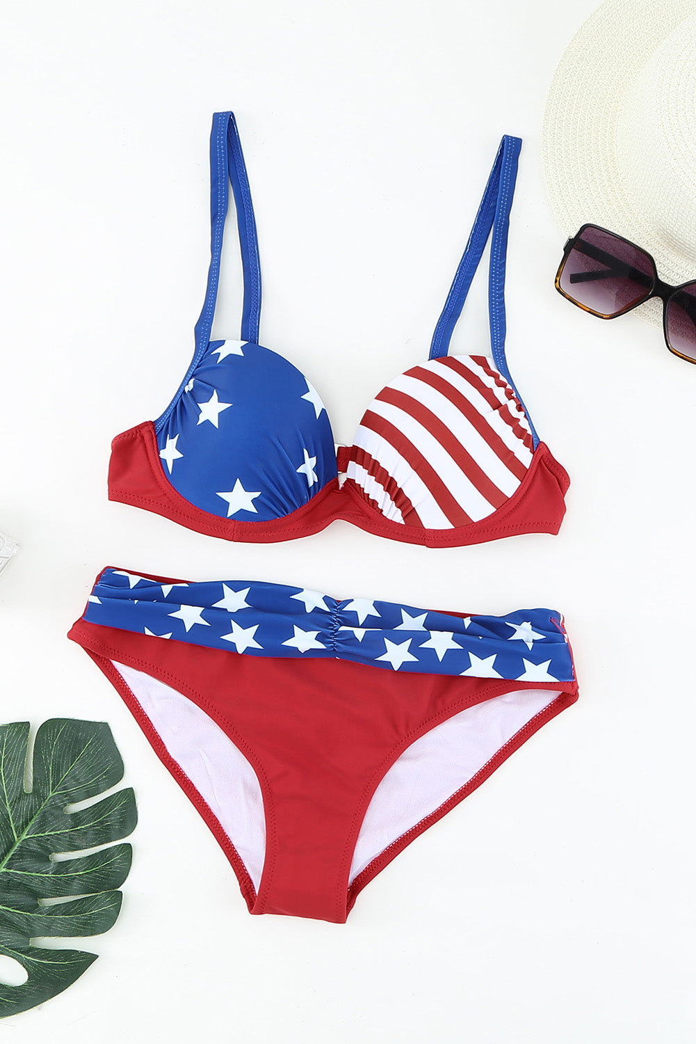 Ruched Bikini Set - Pahabu - Women's Clothing & Shop