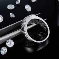 Moissanite 925 Sterling Silver Ring - Pahabu - Women's Clothing & Shop