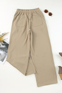Elastic Waist Sweatpants with Pockets - Pahabu - Women's Clothing & Shop