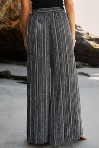Slit Wide Leg Pants - Pahabu - Women's Clothing & Shop