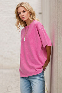 Basic Bae Round Neck Half Sleeve T-Shirt - Pahabu - Women's Clothing & Shop