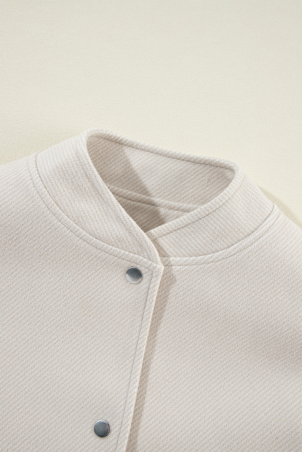 Baseball Collar Snap Down Jacket - Pahabu - Women's Clothing & Shop