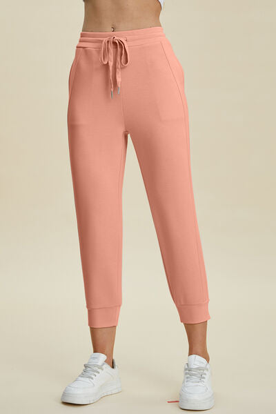 Basic Bae Full Size Air Scuba Drawstring High Waist Cropped Pants - Pahabu - Women's Clothing & Shop