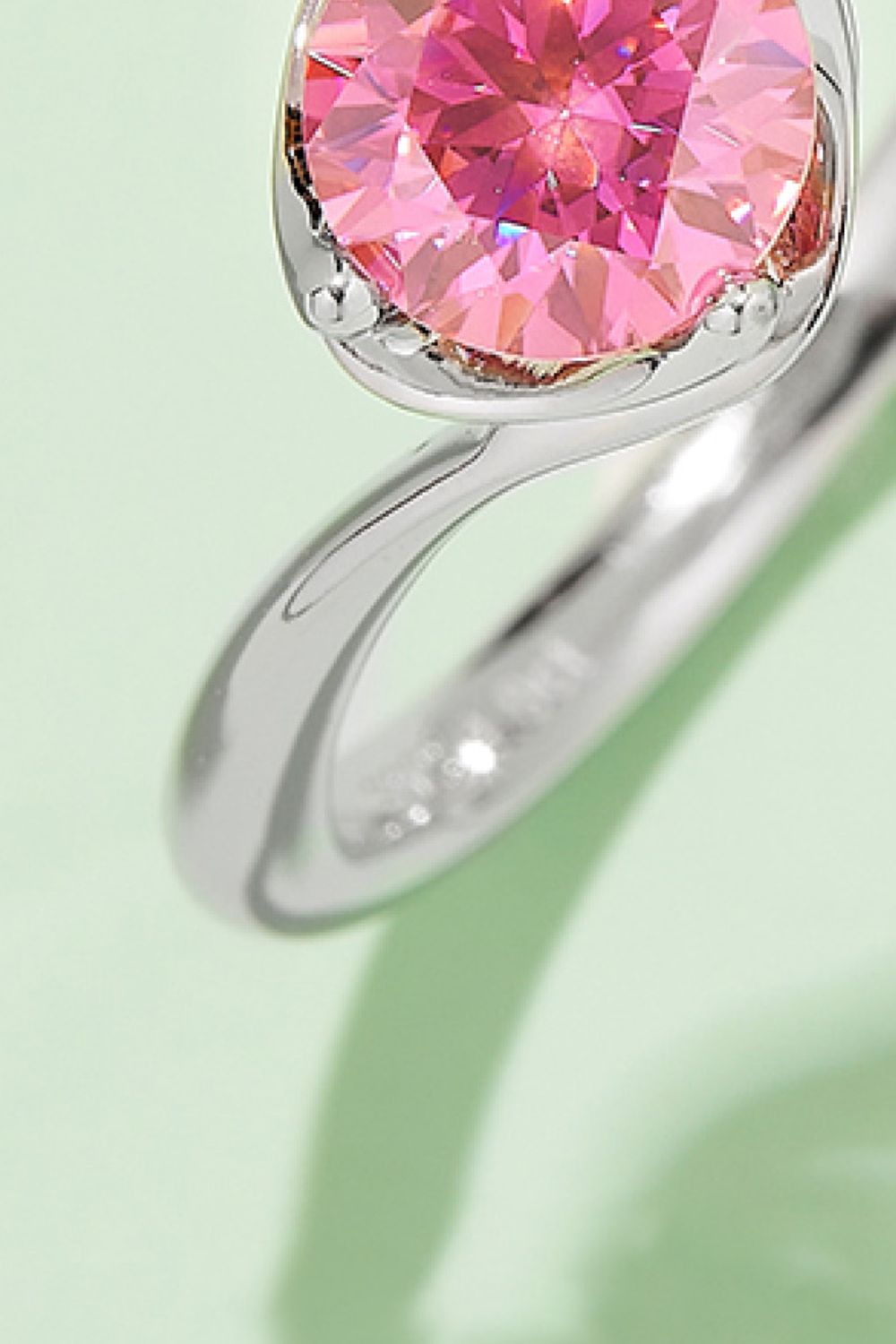 1 Carat Moissanite 925 Sterling Silver Solitaire Ring - Pahabu - Women's Clothing & Shop