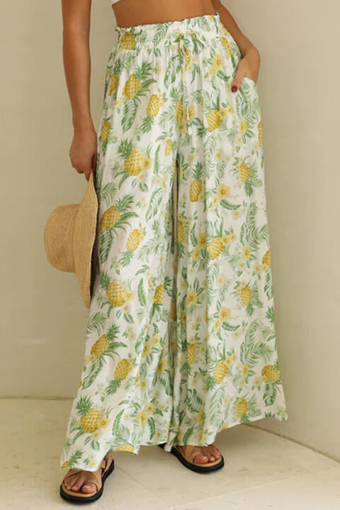 Tied Wide Leg Pants - Pahabu - Women's Clothing & Shop