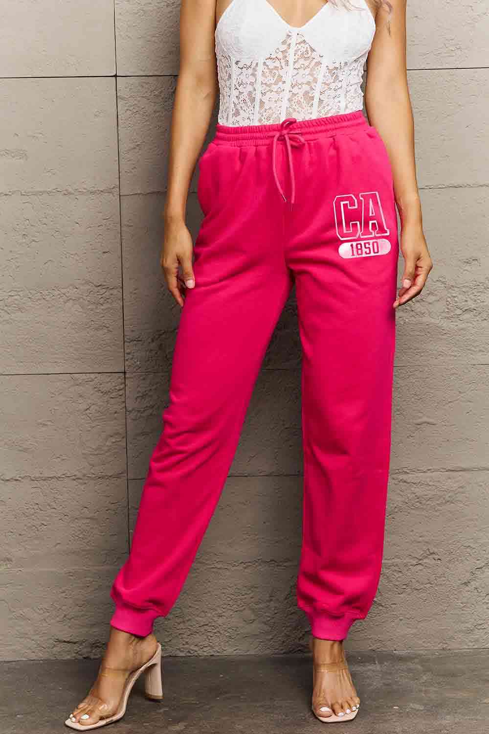 Simply Love Simply Love Full Size CA 1850 Graphic Joggers - Pahabu - Women's Clothing & Shop