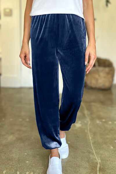 FAM-FAM Pocketed Elastic Waist Joggers - Pahabu - Women's Clothing & Shop