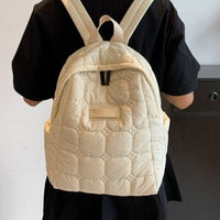 Quilted Polyester Backpack Bag - Pahabu - Women's Clothing & Shop