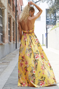 Halter Neck Split Dress - Pahabu - Women's Clothing & Shop