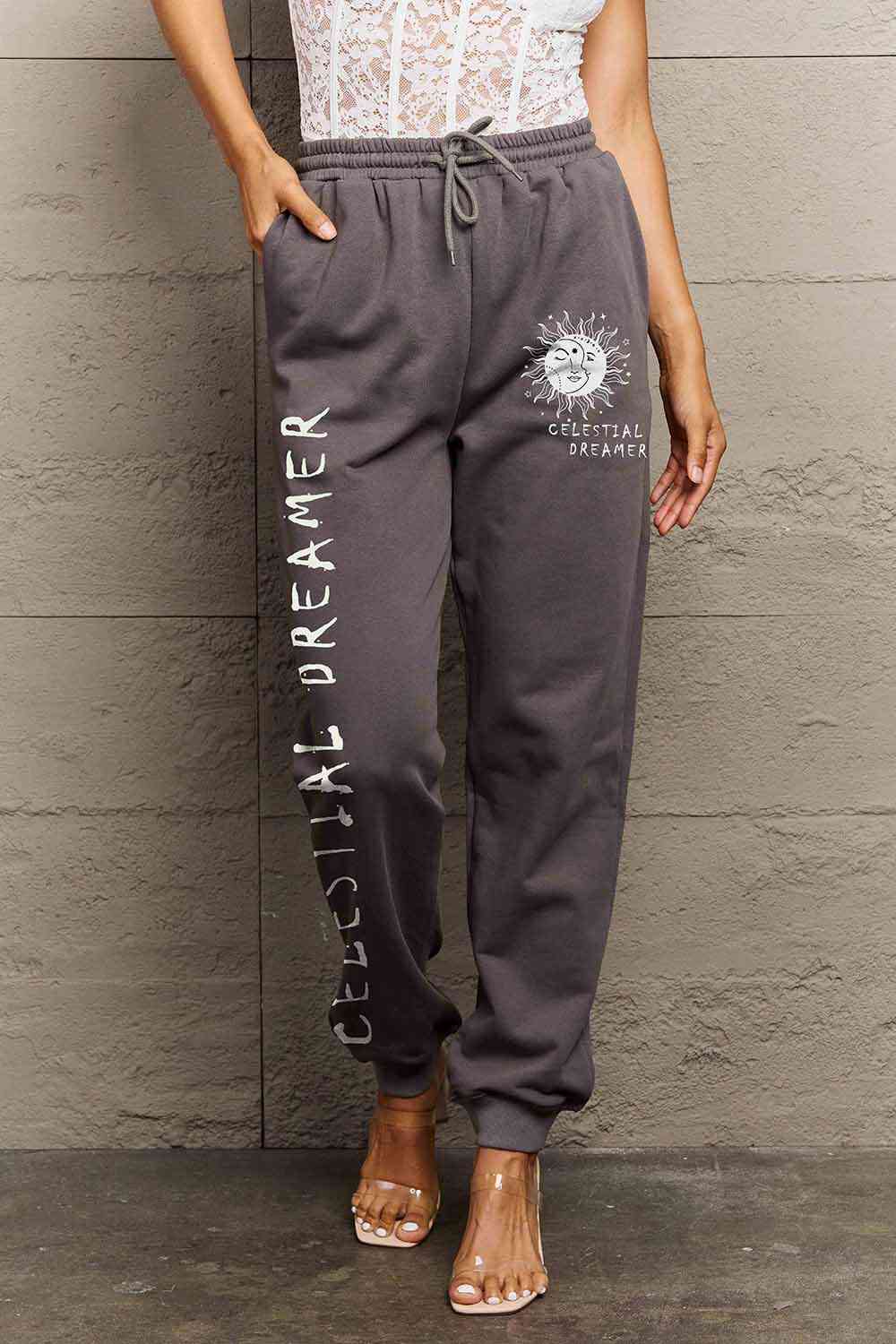 Simply Love Full Size CELESTIAL DREAMER Graphic Sweatpants - Pahabu - Women's Clothing & Shop