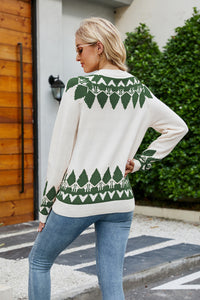 Round Neck Long Sleeve Sweater - Pahabu - Women's Clothing & Shop