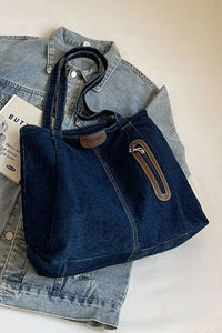 Medium Denim Tote Bag - Pahabu - Women's Clothing & Shop