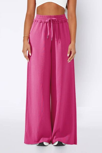 High Waist Wide Leg Pants - Pahabu - Women's Clothing & Shop