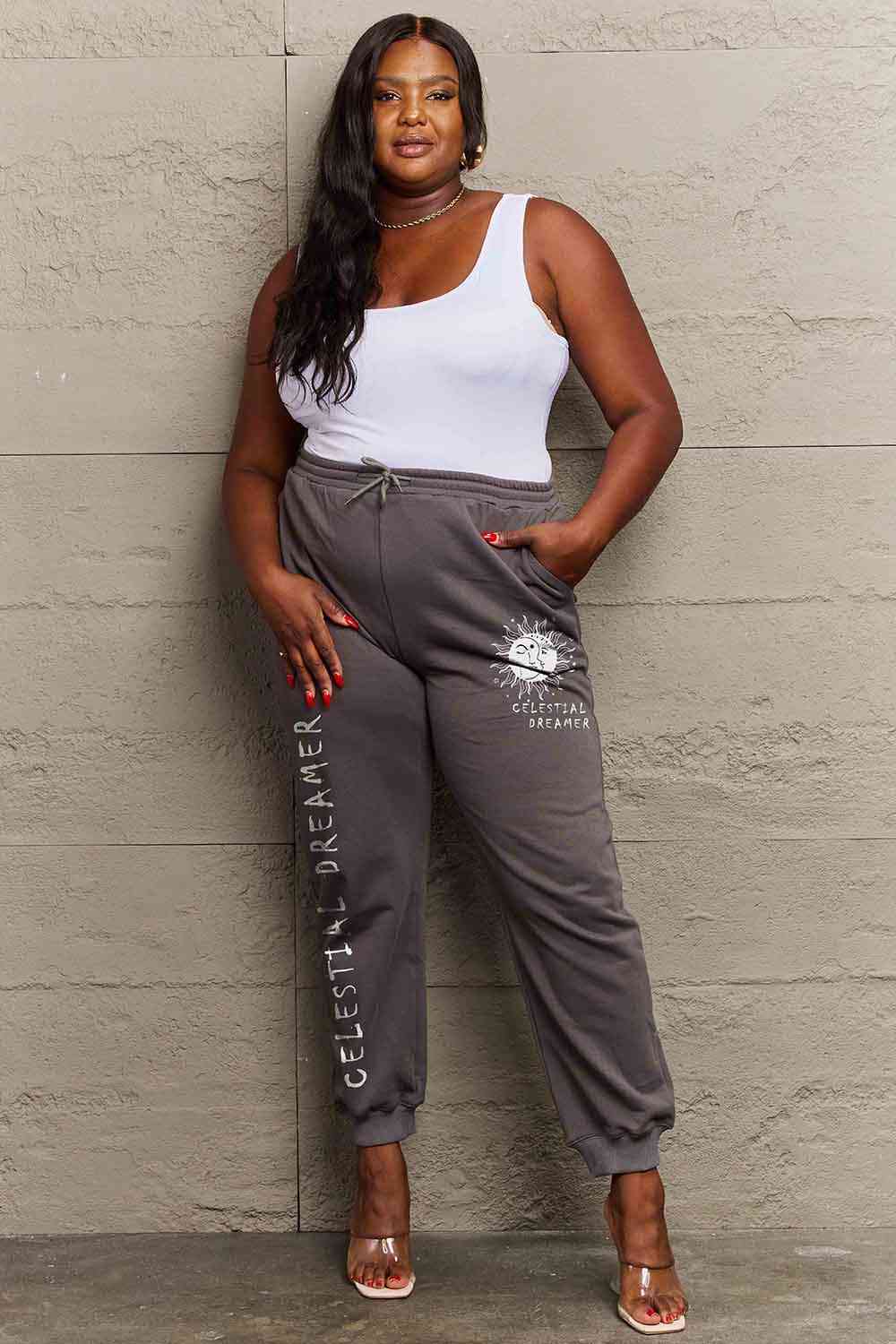 Simply Love Full Size CELESTIAL DREAMER Graphic Sweatpants - Pahabu - Women's Clothing & Shop