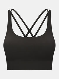 Millennia Crisscross Scoop Neck Active Tank - Pahabu - Women's Clothing & Shop