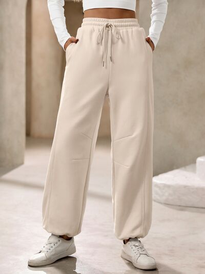Ivy Lane Drawstring Joggers with Pockets - Pahabu - Women's Clothing & Shop