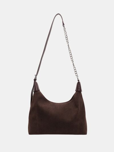 Suede Adjustable Strap Shoulder Bag - Pahabu - Women's Clothing & Shop