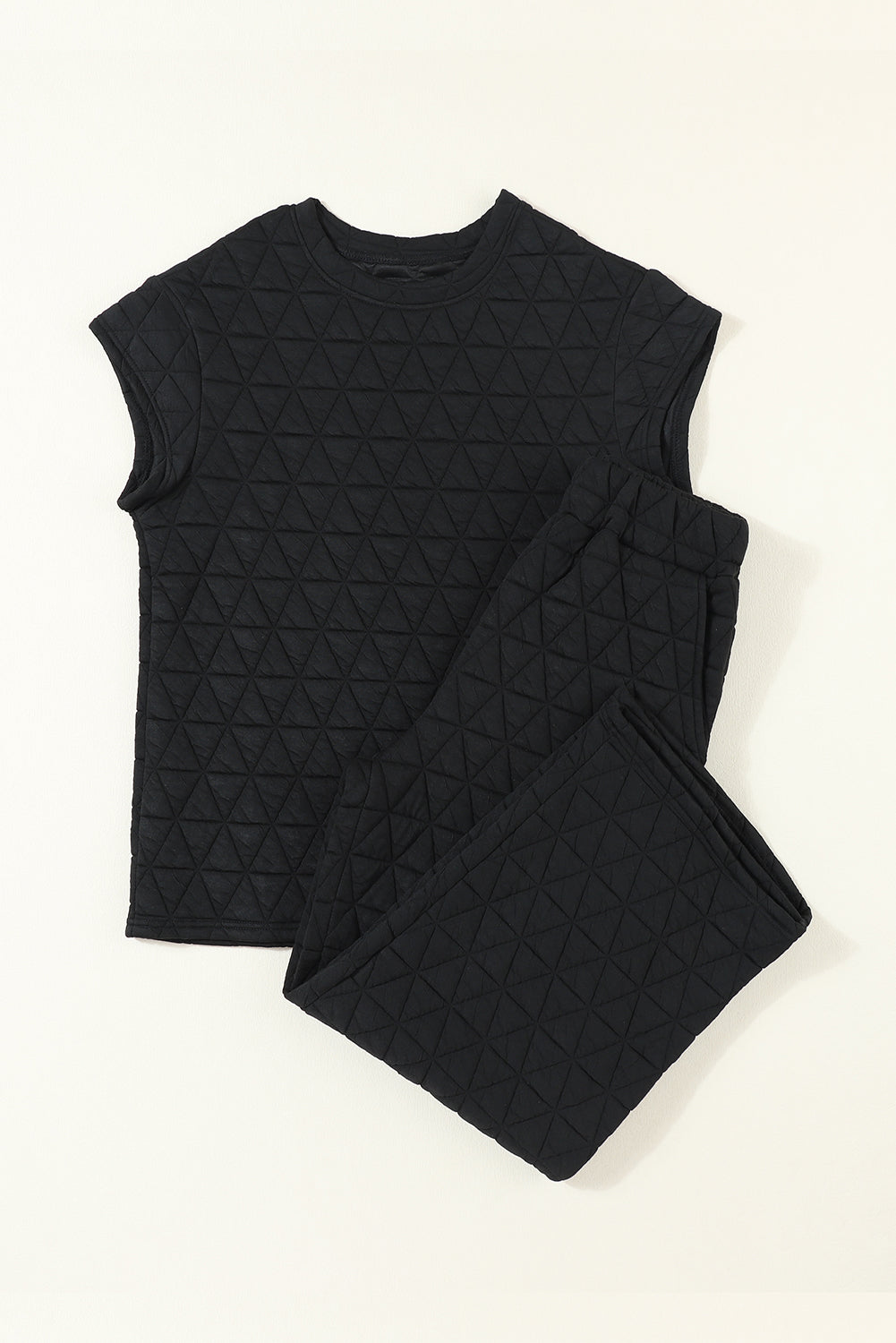 Short Sleeve Top and Pocketed Pants Lounge Set - Pahabu - Women's Clothing & Shop