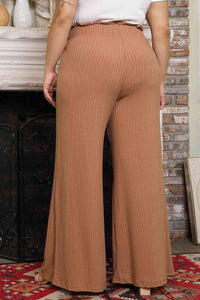 Plus Size Wide Leg Pants with Pockets - Pahabu - Women's Clothing & Shop