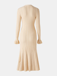 V-Neck Flounce Sleeve Sweater Dress - Pahabu - Women's Clothing & Shop