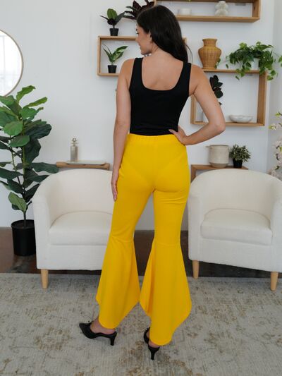 FAM-FAM High-Low Bootcut Pants - Pahabu - Women's Clothing & Shop