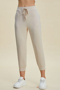 Basic Bae Full Size Air Scuba Drawstring High Waist Cropped Pants - Pahabu - Women's Clothing & Shop