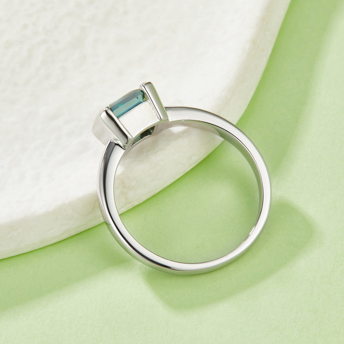 1 Carat Moissanite 925 Sterling Silver Ring - Pahabu - Women's Clothing & Shop