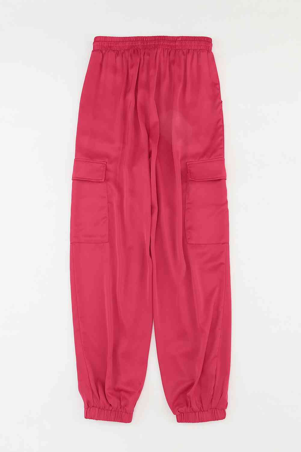 Long Tie Waist Pocketed Pants - Pahabu - Women's Clothing & Shop