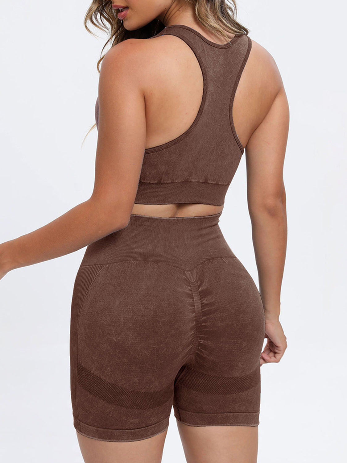 Scoop Neck Wide Strap Top and Shorts Active Set - Pahabu - Women's Clothing & Shop