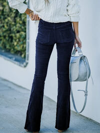 High Waist Bootcut Pants - Pahabu - Women's Clothing & Shop