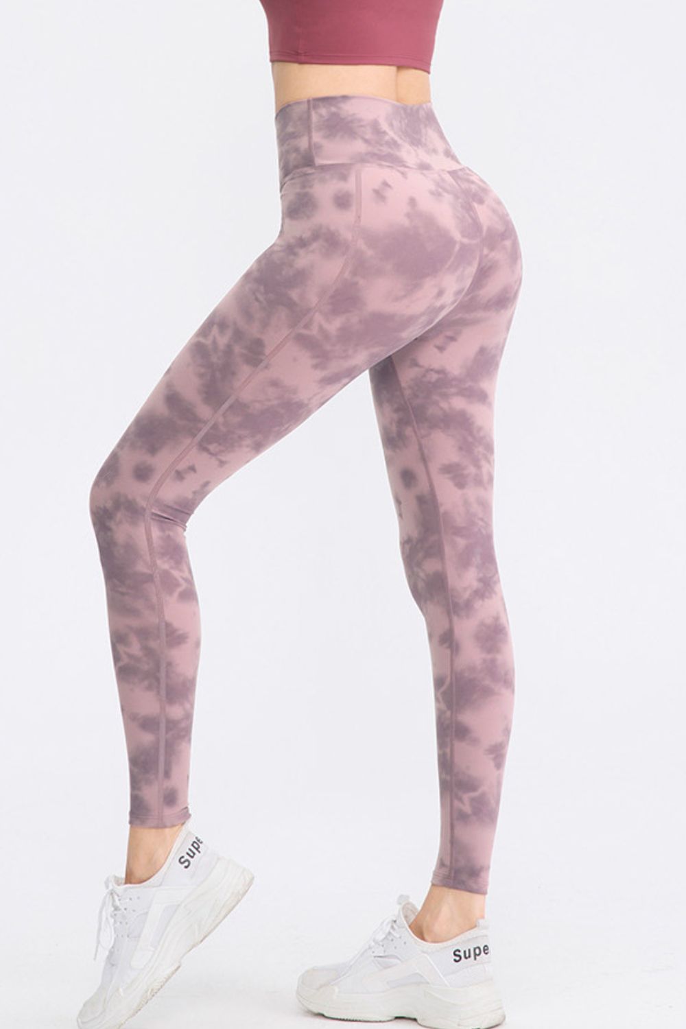 Wide Waistband Slim Fit Long Sports Pants - Pahabu - Women's Clothing & Shop