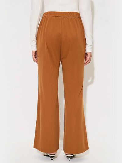 Slit Wide Leg Pants with Pockets - Pahabu - Women's Clothing & Shop