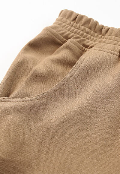 Elastic Waist Sweatpants with Pockets - Pahabu - Women's Clothing & Shop