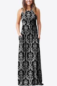 Empire Waist Sleeveless Dress with Pockets - Pahabu - Women's Clothing & Shop