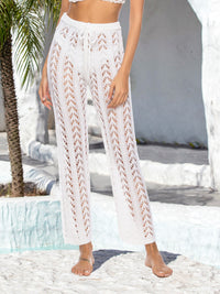 Cutout Drawstring High Waist Swim Pants - Pahabu - Women's Clothing & Shop