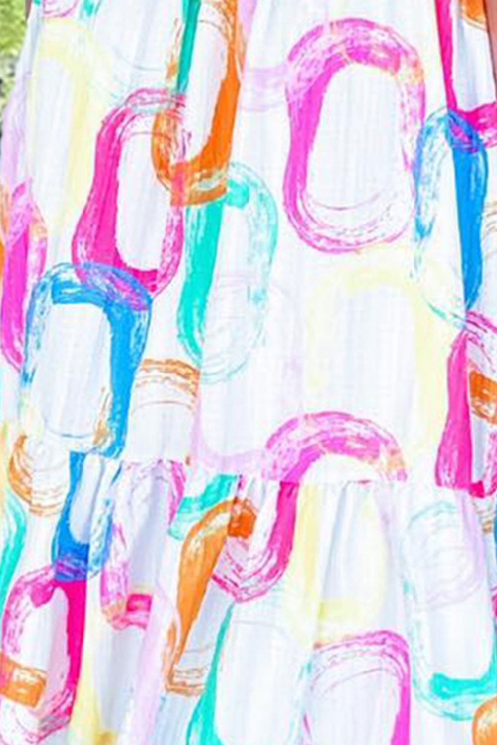 Tied Printed Sleeveless Mini Dress - Pahabu - Women's Clothing & Shop