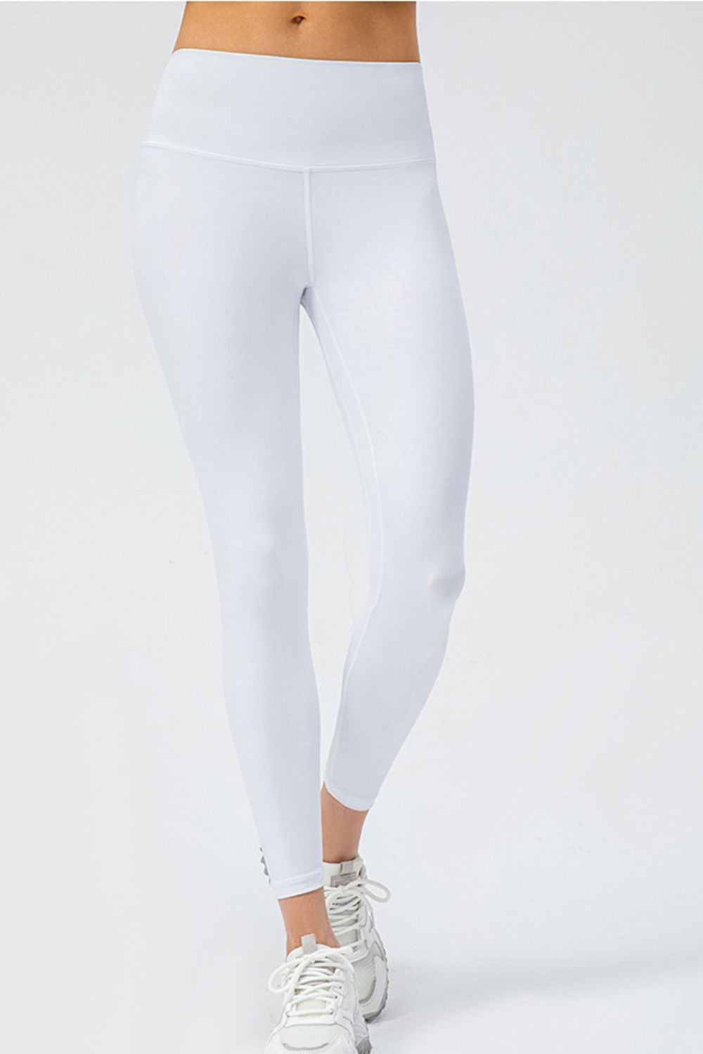 Wide Waistband Slim Fit Active Leggings - Pahabu - Women's Clothing & Shop