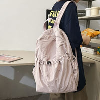 Drawstring Nylon Backpack Bag - Pahabu - Women's Clothing & Shop