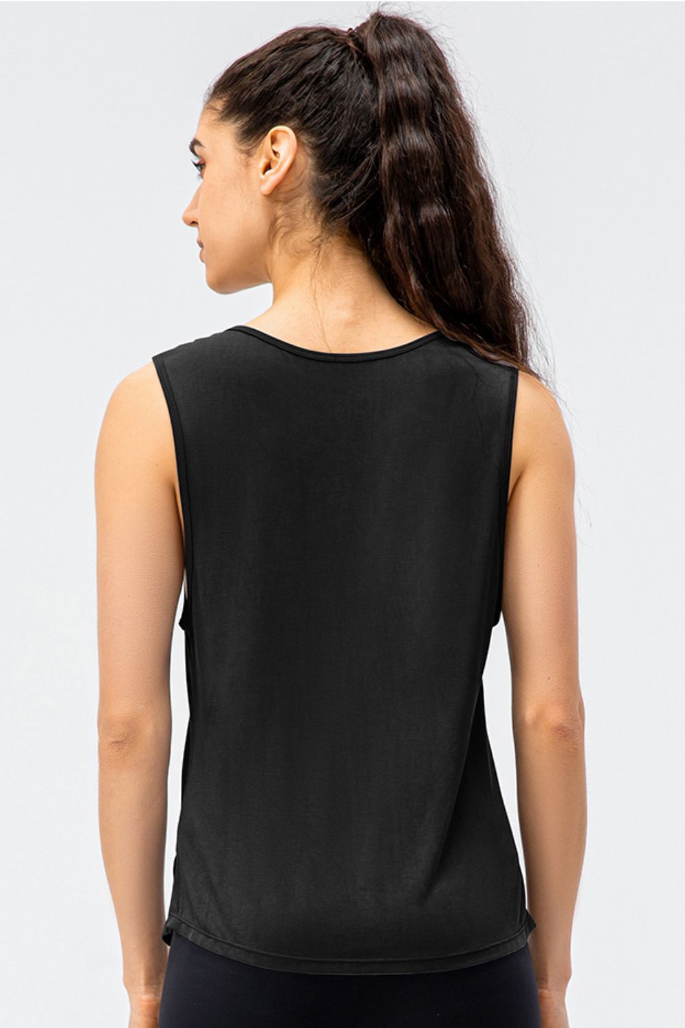 Cutout Reversible Active Tank - Pahabu - Women's Clothing & Shop