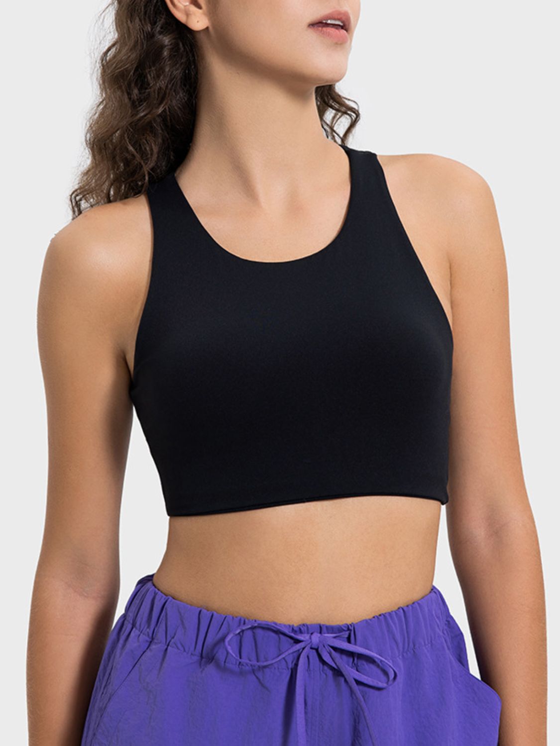 Millennia Cutout Round Neck Active Tank - Pahabu - Women's Clothing & Shop