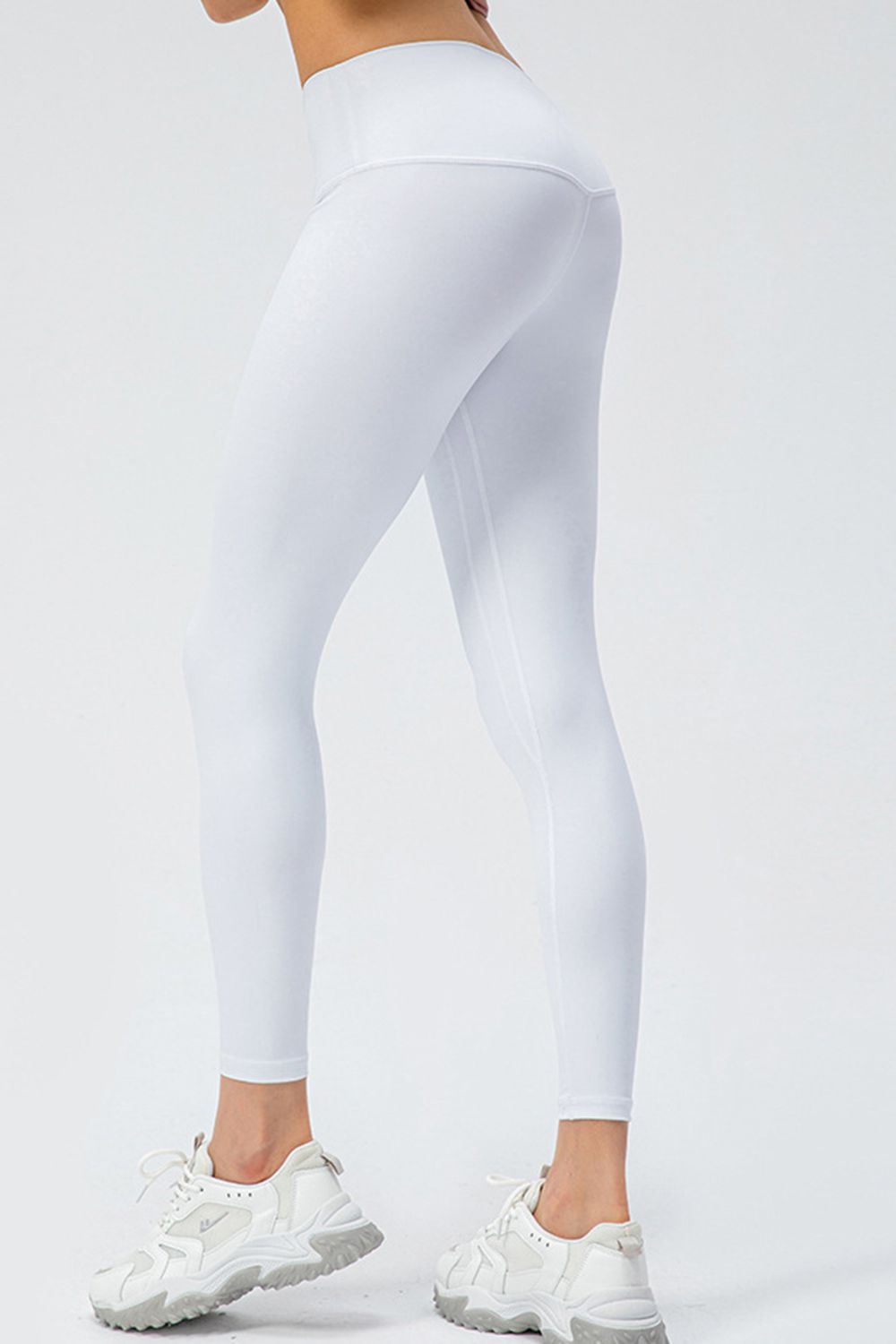 Wide Waistband Slim Fit Active Leggings - Pahabu - Women's Clothing & Shop