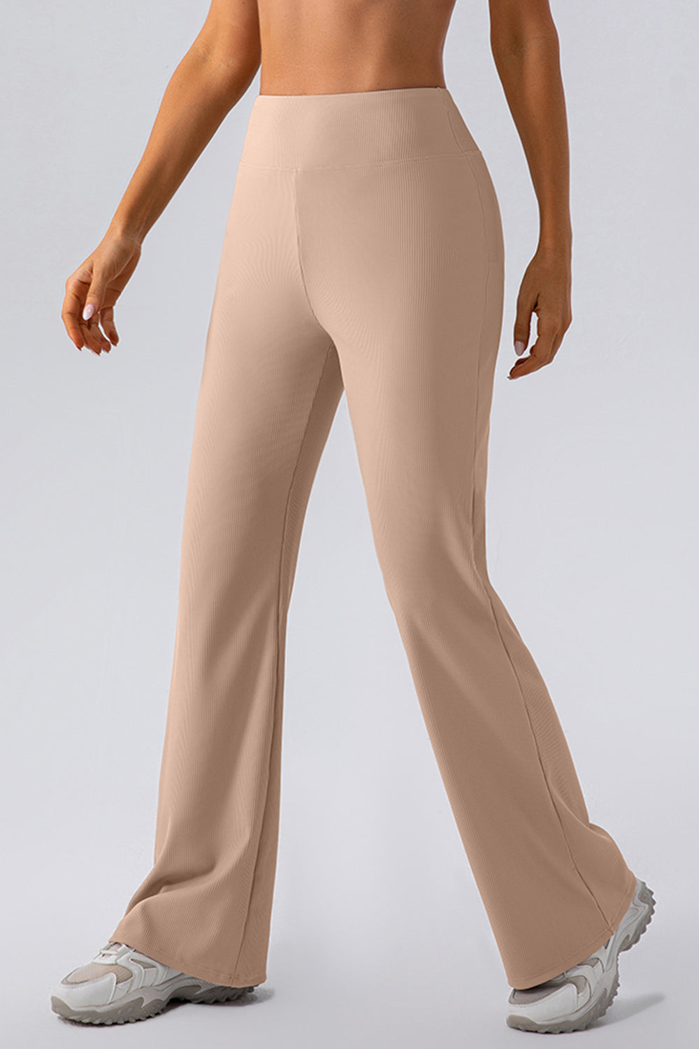 High Waist Straight Active Pants - Pahabu - Women's Clothing & Shop
