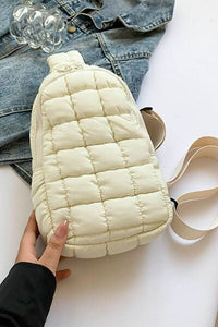 Quilted Nylon Crossbody Bag - Pahabu - Women's Clothing & Shop