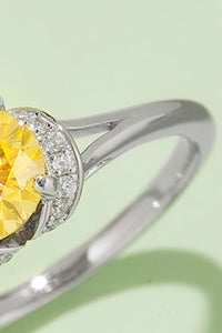 1 Carat Moissanite 4-Prong 925 Sterling Silver Ring - Pahabu - Women's Clothing & Shop