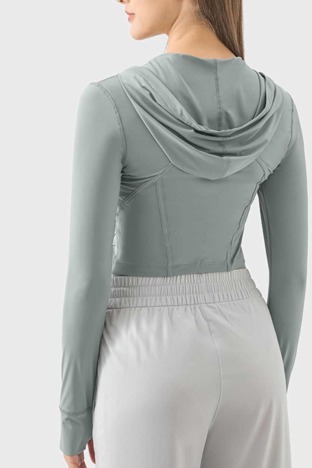 Millennia Zip Up Hooded Long Sleeve Active Outerwear - Pahabu - Women's Clothing & Shop